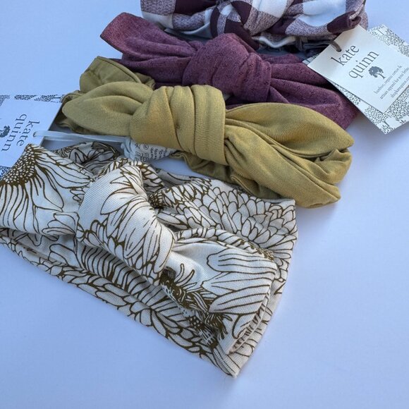 Kate Quinn Head Bow Set | Jersey & Rib, 4-Pack | Multi-color | 6–12M (M) - Picture 2 of 8